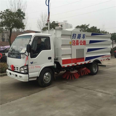 程力牌6立方道路清扫车_庆铃五十铃扫路车
