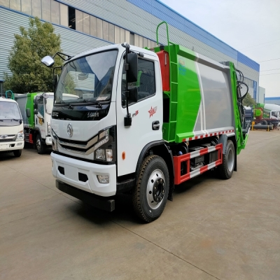 程力威牌10立方压缩垃圾车_垃圾分类运输车
