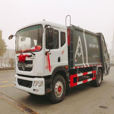 程力威牌13方压缩垃圾车_垃圾分类压缩垃圾车