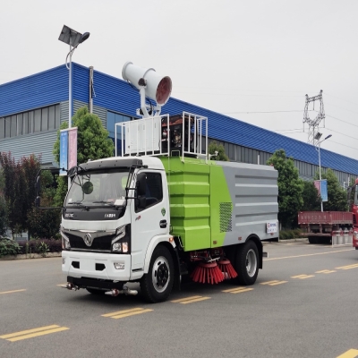 东风多利卡炮雾多功能扫路车_定制扫路车