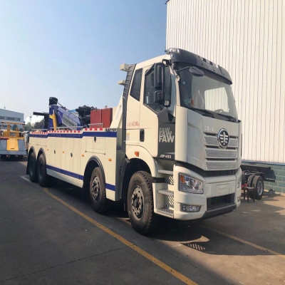 程力牌清障车_解放25吨拖吊联体清障车