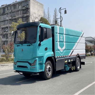 程力威牌18立方纯电洗扫车
