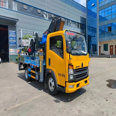 重汽豪沃28米_31米伸缩臂蓝牌高空作业车