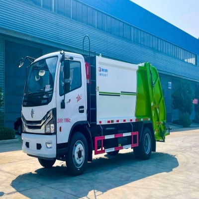 程力威牌8立方垃圾运输车_垃圾转运车