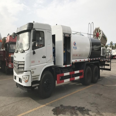 程力威牌16立方抑尘车_东风120米全液压雾炮抑尘车