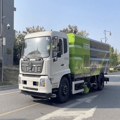 程力威牌16立方单发洗扫车