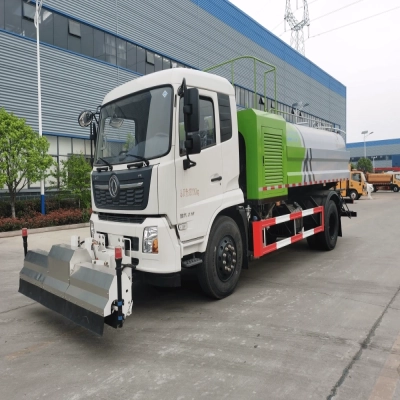 程力路面清洗车_东风天锦里面高压清洗车