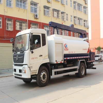 程力威牌抑尘车_东风天锦10立方铁路抑尘车