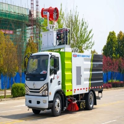 程力威牌多功能洗扫车_30米雾炮洗扫车